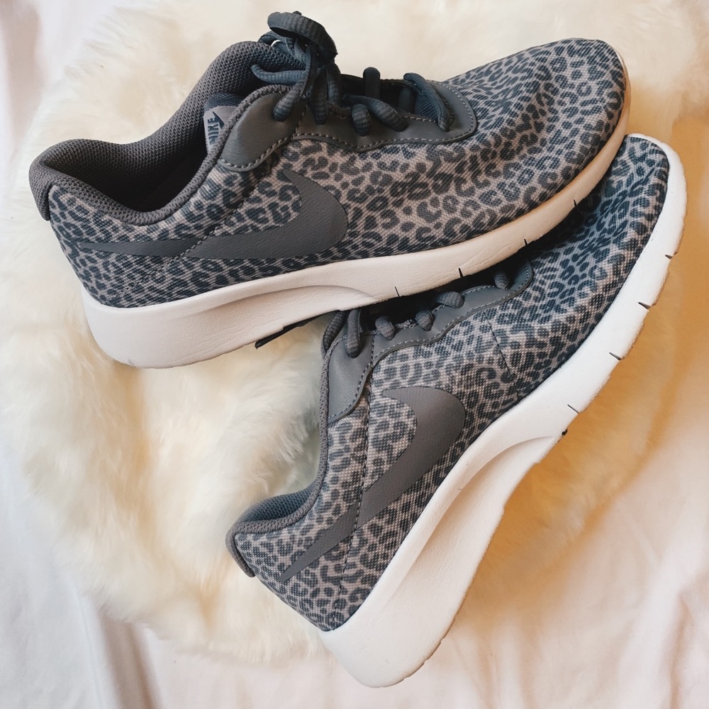 Nike Grey Cheetah Mesh Sneakers